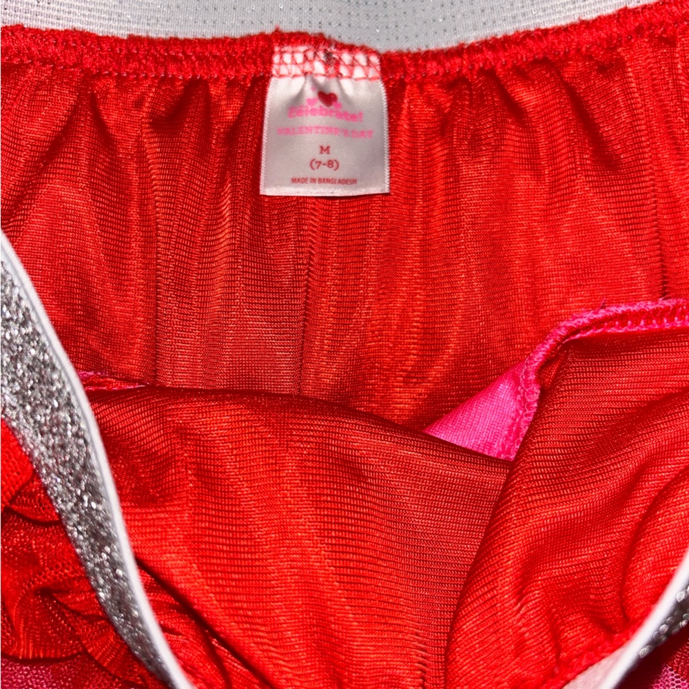 Target Kids Tulle Skirt - Red, Pink, Silver - Picture 3 of 3